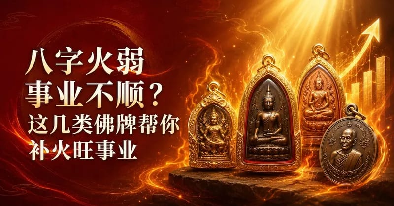 八字火弱、事业停滞:从五行补火角度看事业题材泰国佛牌