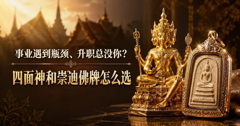 事业遇到瓶颈,四面神和崇迪佛牌怎么选?