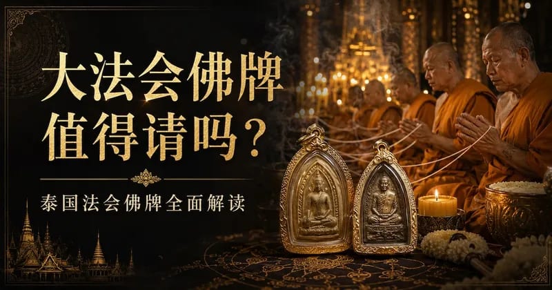大法会佛牌值得请吗?泰国法会佛牌全面解读