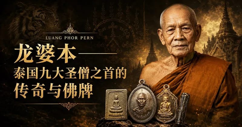 龙婆本(Luang Phor Boon):瓦班寺住持与他的护身题材传奇