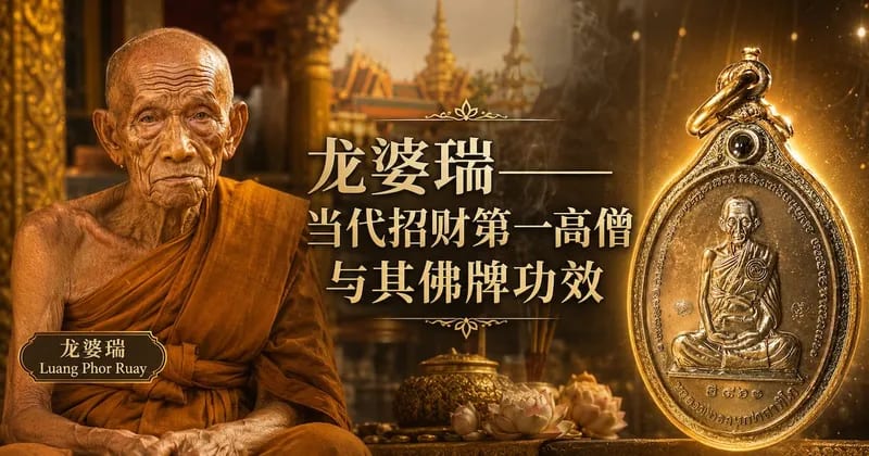 龙婆瑞与瓦达秀寺:当代高僧与常见佛牌题材