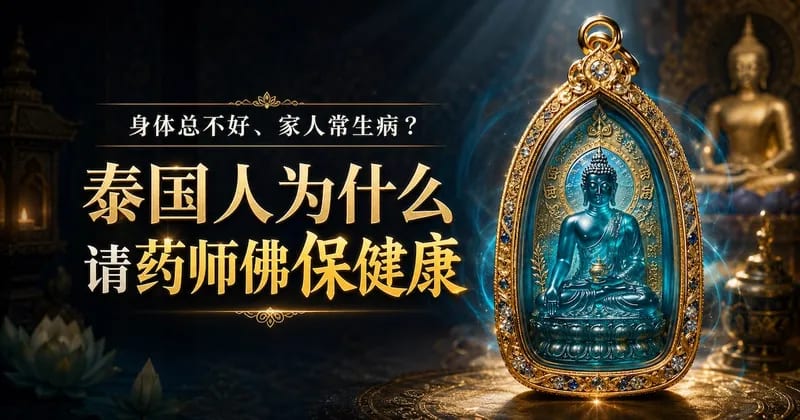 关注健康时,泰国人为什么会请药师佛(Phra Kring)
