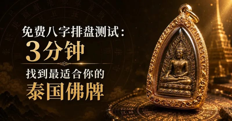 免费八字排盘测试:按五行匹配泰国佛牌题材