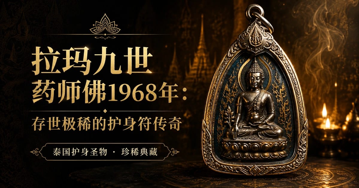 拉玛九世药师佛 1968 年:王室加持、存世稀少的收藏级圣品