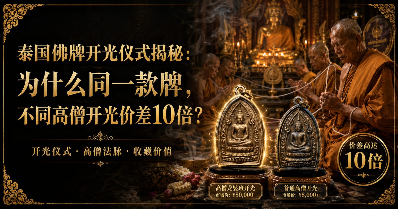 泰国佛牌开光法会(Phutthaphisek):仪式流程与价值由来