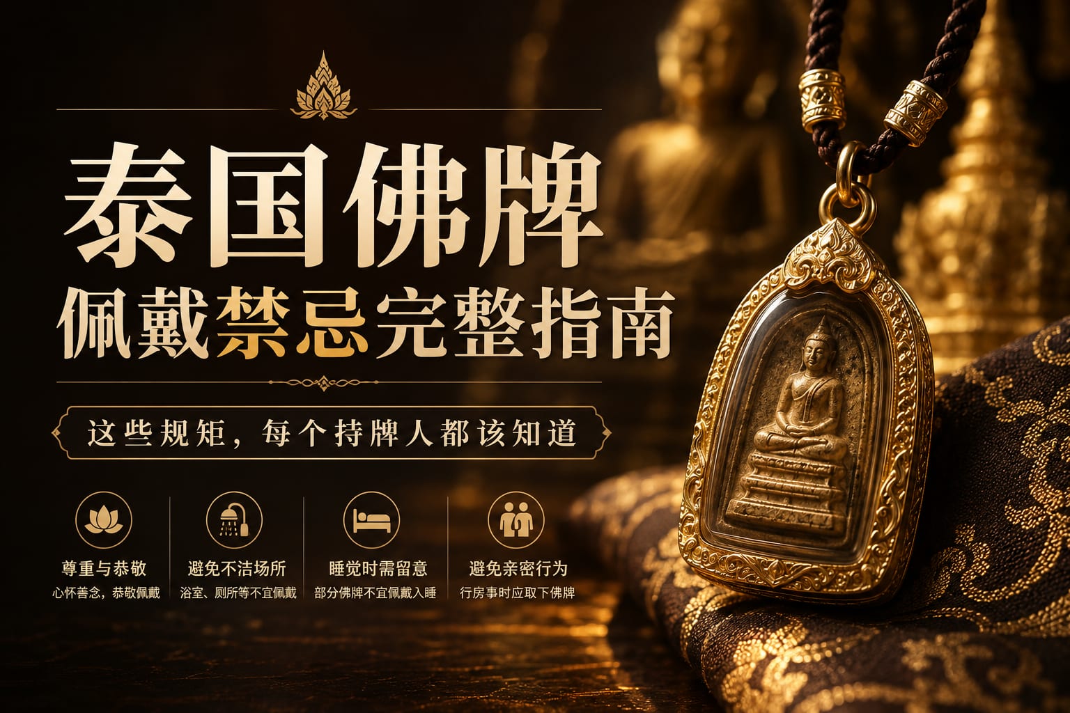 泰国佛牌佩戴礼仪与保养:新手需要了解的文化规范