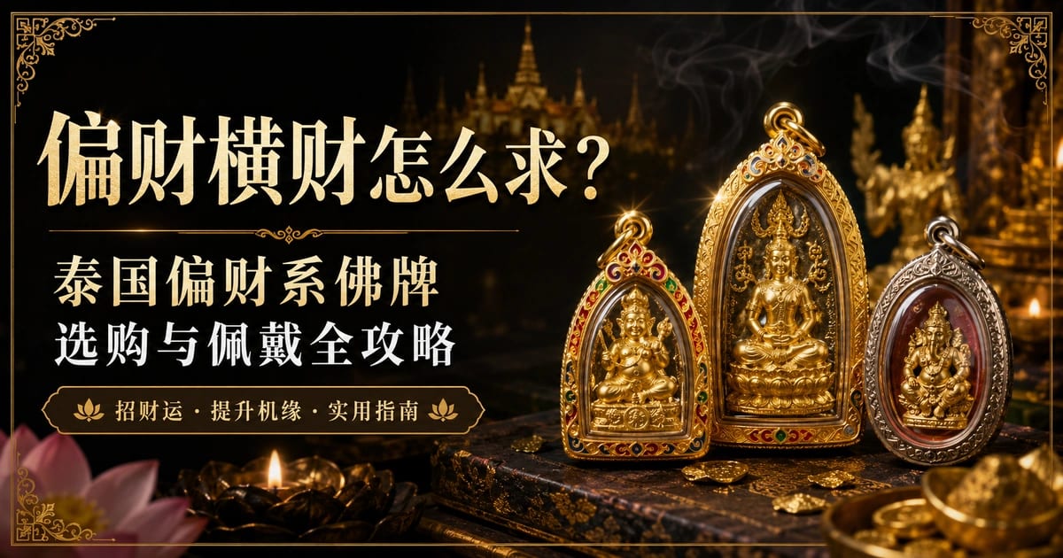 意外之财与正职收入:泰国财富题材佛牌的两种侧重