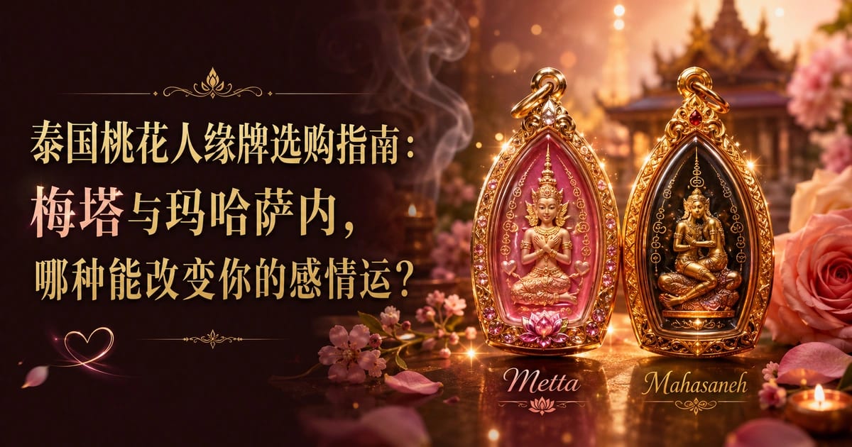 泰国人缘题材:梅塔与玛哈萨内,两种"招善缘"的不同侧重